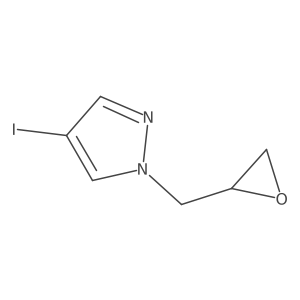 4-iodo-1-(2-oxiranylmethyl)-1H-Pyrazole结构式