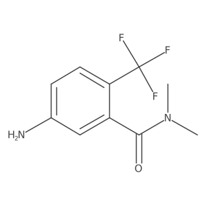 5-Amino-N,N-dimethyl-2-(trifluoromethyl)benzamide Structure