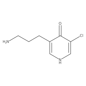 3-(3-Aminopropyl)-5-chloropyridin-4-OL Structure