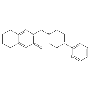 2-{[4-(pyridin-2-yl)piperazin-1-yl]methyl}-5,6,7,8-tetrahydrocinnolin-3(2H)-one Structure