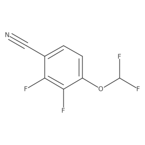 4-(Difluoromethoxy)-2,3-difluoro-benzonitrile结构式