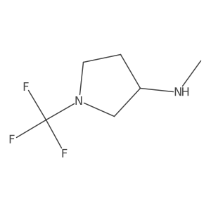 N-methyl-1-(trifluoromethyl)pyrrolidin-3-amine Structure