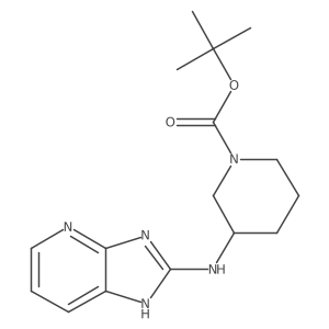 (R)-tert-butyl 3-((3H-imidazo[4,5-b]pyridin-2-yl)amino)piperidine-1-carboxylate Structure