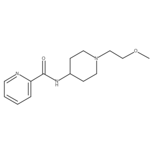 N-[1-(2-methoxyethyl)piperidin-4-yl]pyridine-2-carboxamide Structure