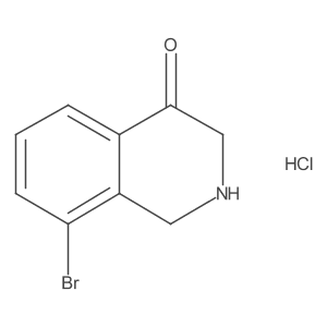 8-Bromo-2,3-dihydroisoquinolin-4(1H)-one hcl Structure