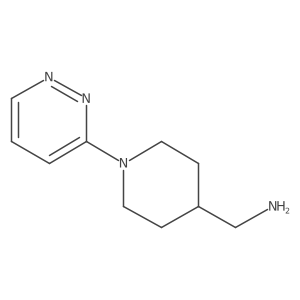 [1-(Pyridazin-3-yl)piperidin-4-yl]methanamine结构式