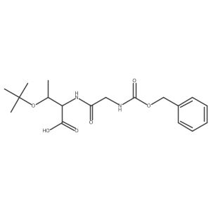 (2S,3R)-2-(2-{[(benzyloxy)carbonyl]amino}acetamido)-3-(tert-butoxy)butanoic acid结构式