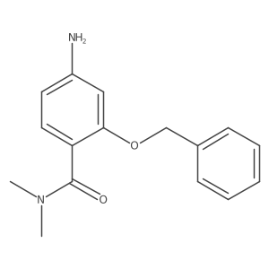 4-Amino-2-(benzyloxy)-N,N-dimethylbenzamide结构式