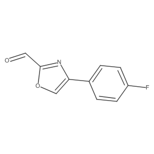 4-(4-Fluorophenyl)oxazole-2-carbaldehyde Structure