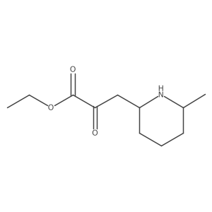 Ethyl 3-(6-methylpiperidin-2-yl)-2-oxopropanoate结构式