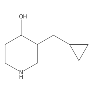 3-(Cyclopropylmethyl)piperidin-4-ol Structure