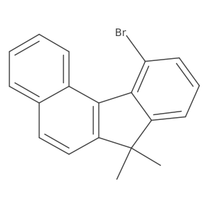 11-Bromo-7,7-dimethyl-7H-benzo[c]fluorene Structure