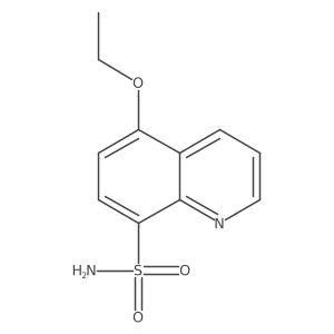 5-Ethoxyquinoline-8-sulfonamide结构式