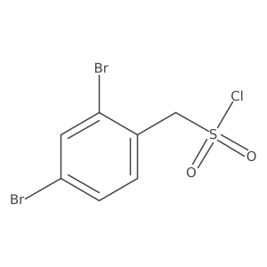(2,4-Dibromophenyl)methanesulfonyl chloride结构式