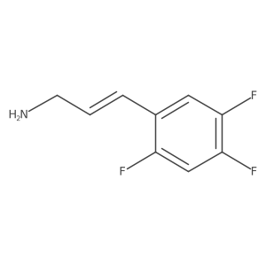 3-(2,4,5-Trifluorophenyl)prop-2-en-1-amine Structure