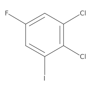 1,2-Dichloro-5-fluoro-3-iodobenzene结构式