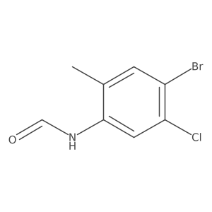 N-(4-Bromo-5-chloro-2-methylphenyl)formamide Structure