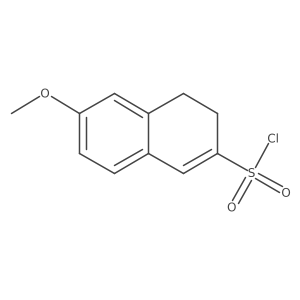 6-Methoxy-3,4-dihydronaphthalene-2-sulfonyl chloride Structure