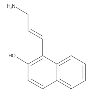 1-(3-Aminoprop-1-en-1-yl)naphthalen-2-ol结构式