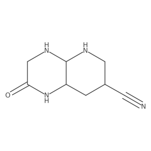 2-Oxodecahydropyrido[2,3-b]pyrazine-7-carbonitrile结构式