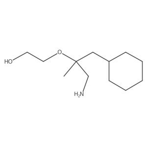 2-{[1-Amino-2-(cyclohexylmethyl)propan-2-yl]oxy}ethan-1-ol Structure