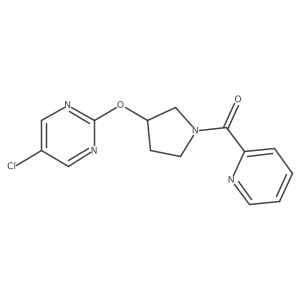 5-Chloro-2-{[1-(pyridine-2-carbonyl)pyrrolidin-3-yl]oxy}pyrimidine结构式