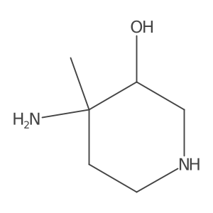 4-Amino-4-methylpiperidin-3-ol Structure