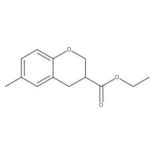 Ethyl 6-methylchromane-3-carboxylate Structure