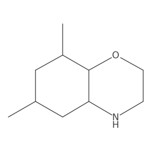 rac-(4aR,8aS)-6,8-dimethyl-octahydro-2H-1,4-benzoxazine Structure