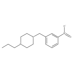 1-[(3-Nitrophenyl)methyl]-4-propylpiperazine结构式