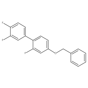 4-[4-(Benzyloxy)-2-fluorophenyl]-1,2-difluorobenzene结构式