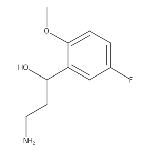 (1R)-3-amino-1-(5-fluoro-2-methoxyphenyl)propan-1-ol Structure