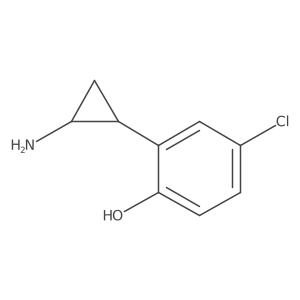 2-(2-Aminocyclopropyl)-4-chlorophenol结构式