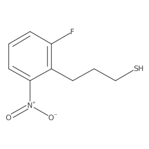 3-(2-Fluoro-6-nitrophenyl)propane-1-thiol Structure