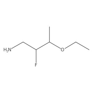3-Ethoxy-2-fluorobutan-1-amine结构式