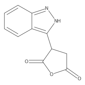 3-(1H-indazol-3-yl)oxolane-2,5-dione结构式