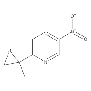 2-(2-Methyloxiran-2-yl)-5-nitropyridine结构式