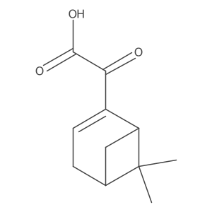 2-{6,6-Dimethylbicyclo[3.1.1]hept-2-en-2-yl}-2-oxoacetic acid Structure