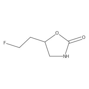 5-(2-Fluoroethyl)-1,3-oxazolidin-2-one结构式