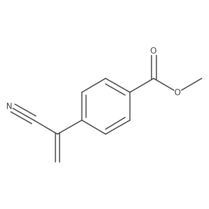 Methyl 4-(1-cyanovinyl)benzoate Structure