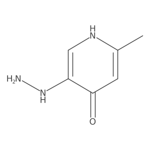 5-Hydrazinyl-2-methylpyridin-4-ol结构式