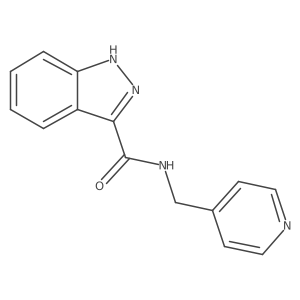 N-(pyridin-4-ylmethyl)-1H-indazole-3-carboxamide Structure