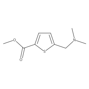 Methyl 5-((dimethylamino)methyl)thiophene-2-carboxylate结构式