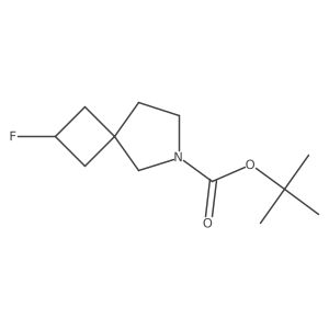 Tert-butyl 2-fluoro-6-azaspiro[3.4]octane-6-carboxylate Structure