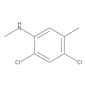 2,4-dichloro-N,5-dimethylaniline Structure