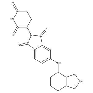 2-(2,6-dioxopiperidin-3-yl)-5-[(octahydro-1H-isoindol-4-yl)amino]-2,3-dihydro-1H-isoindole-1,3-dione Structure