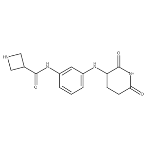 N-{3-[(2,6-dioxopiperidin-3-yl)amino]phenyl}azetidine-3-carboxamide Structure