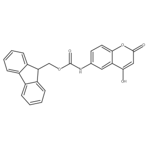 (9H-fluoren-9-yl)methyl N-(4-hydroxy-2-oxo-2H-chromen-6-yl)carbamate Structure