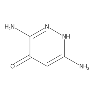 4-Pyridazinol, 3,6-diamino-结构式
