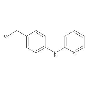 N-[4-(Aminomethyl)phenyl]pyridin-2-amine结构式